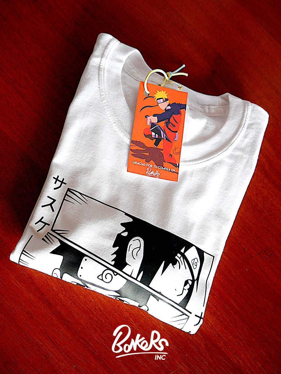 CAMISETA NARUTO, SASUKE E SAKURA